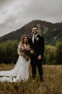 Wedding photo in Lake Placid New York